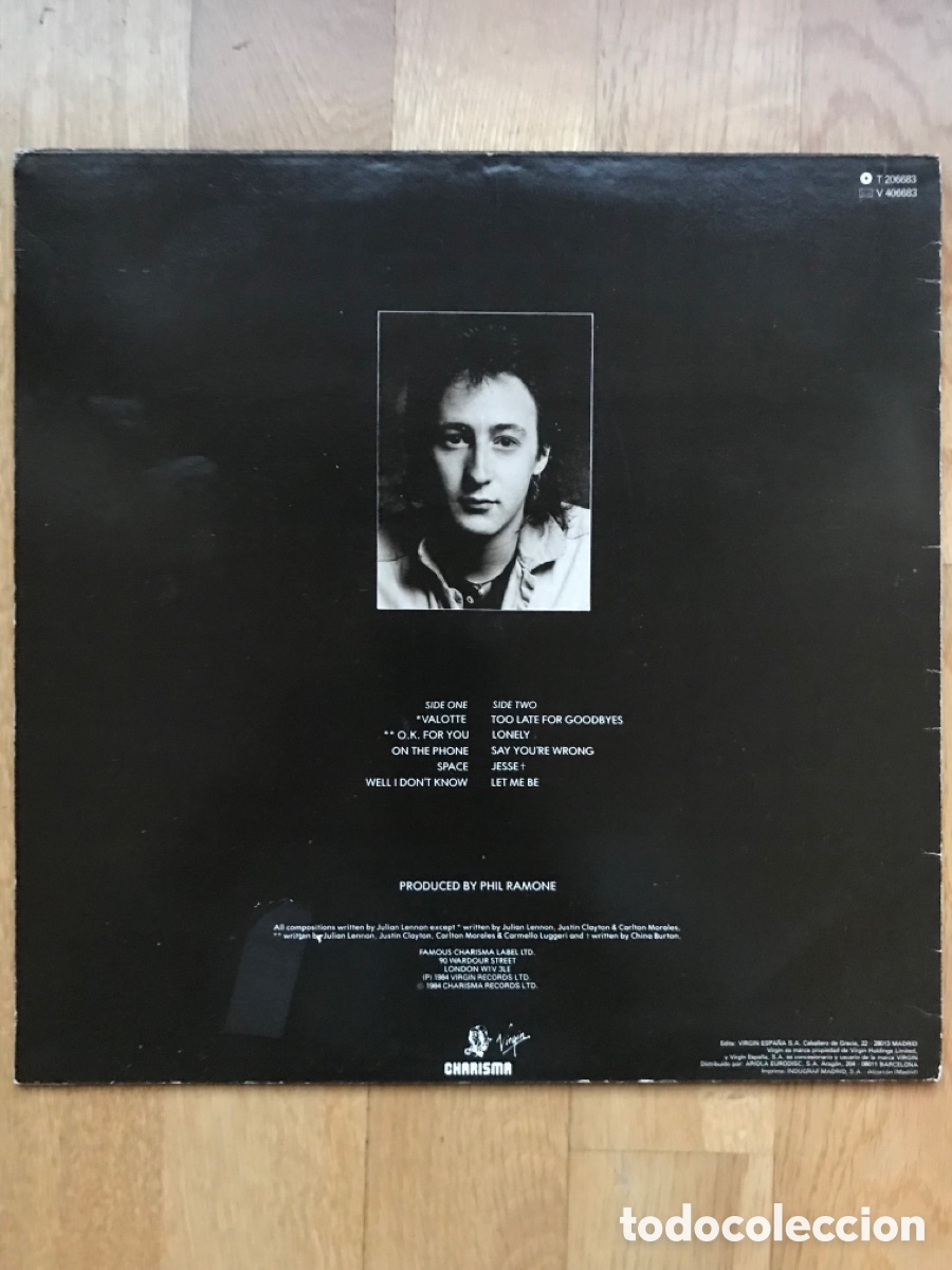 Discos de vinilo: Disco de vinilo Juli&aacute;n Lennon - Foto 2