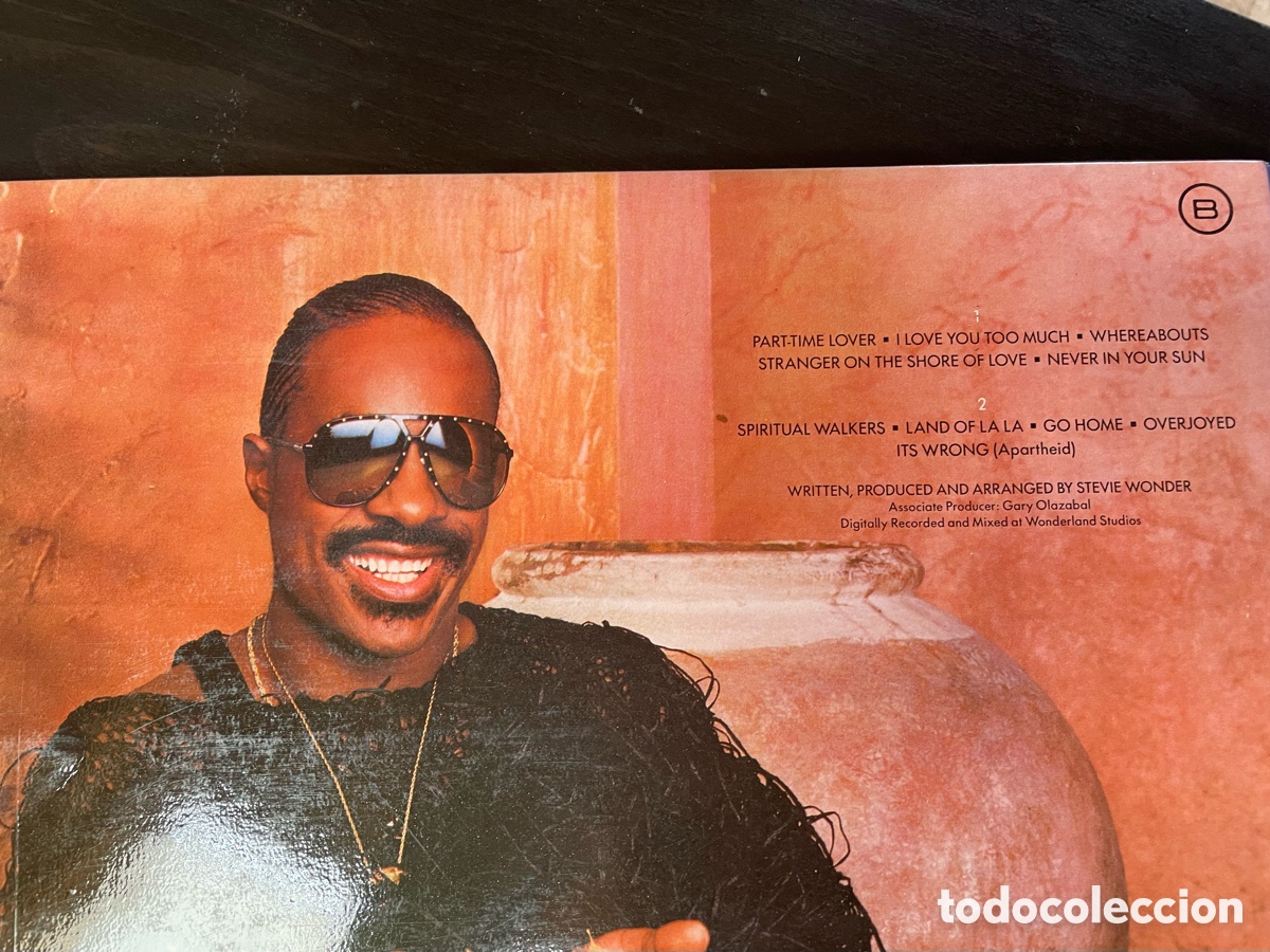 Discos de vinilo: LP Stevie Wonder. In square circle - Foto 2