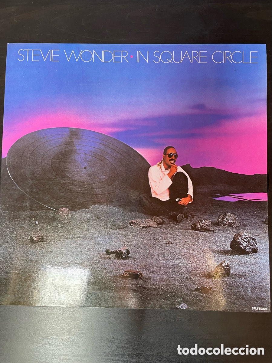 Discos de vinilo: LP Stevie Wonder. In square circle - Foto 1