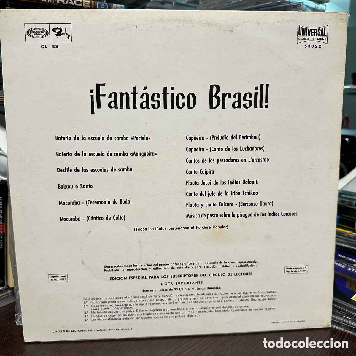 Discos de vinilo: Varios - !Fantastico Brasil! (LP) - Foto 2