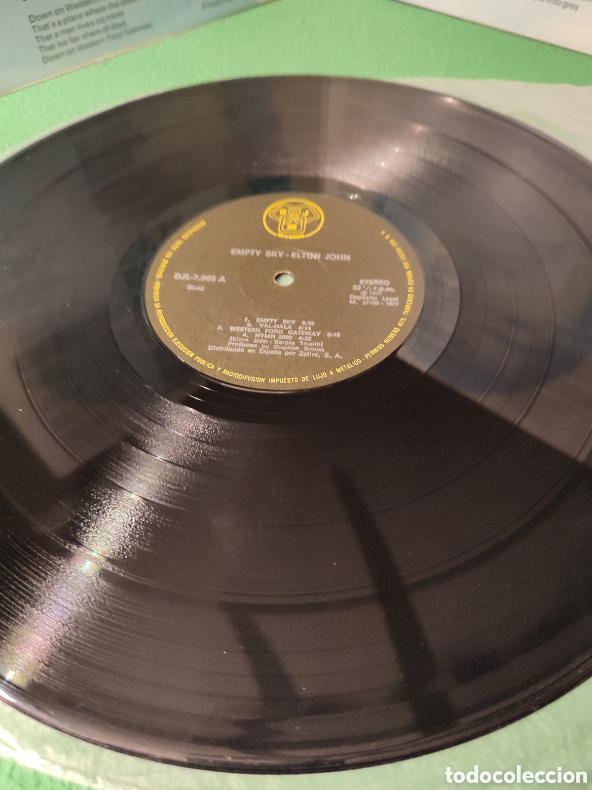 Discos de vinilo: Elton John - Empty Sky Vinilo Lp - Foto 3