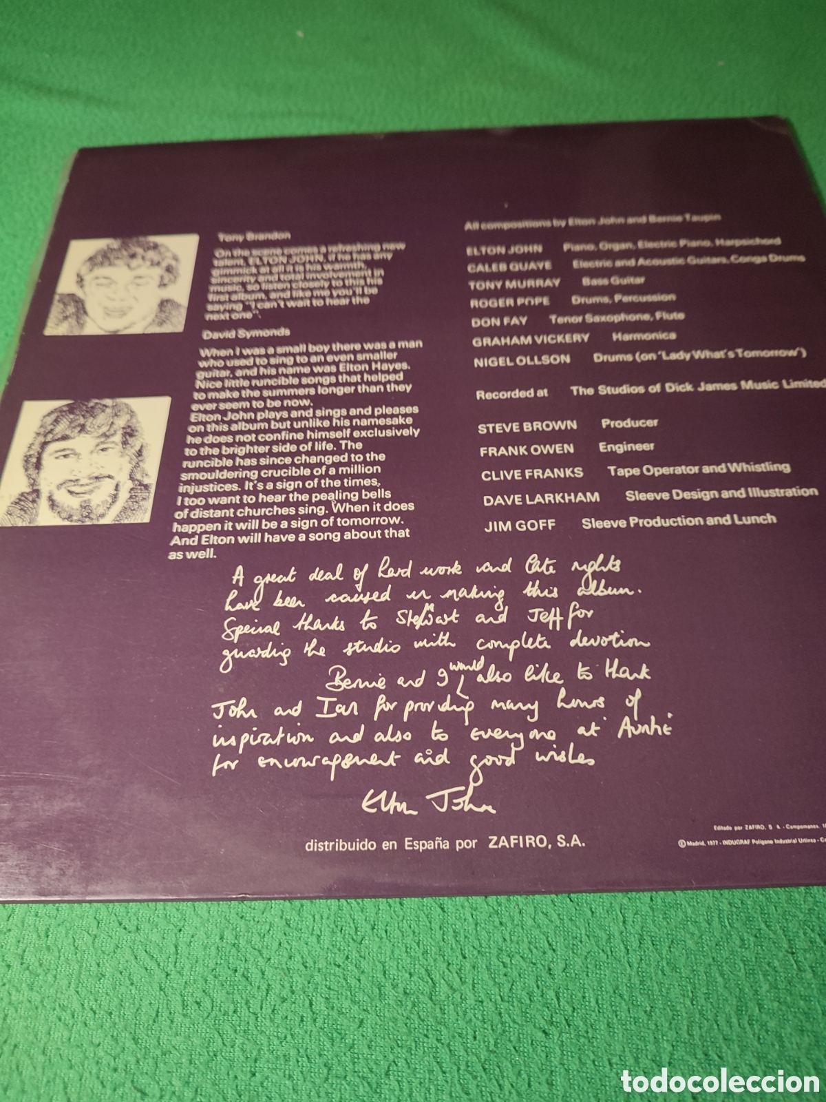 Discos de vinilo: Elton John - Empty Sky Vinilo Lp - Foto 4