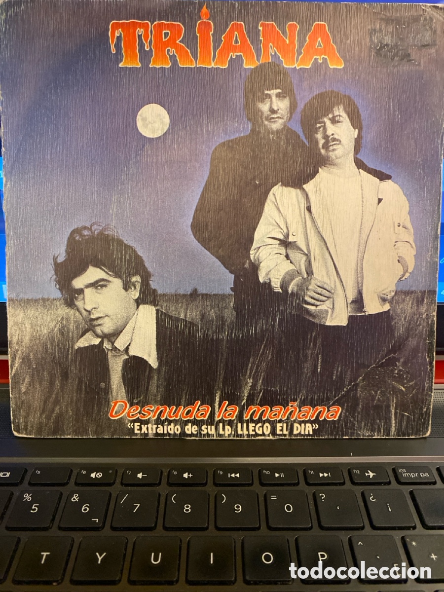 Discos de vinilo: TRIANA - DESNUDA LA MA&Ntilde;ANA + COMO EL VIENTO SINGLE 1983 - Foto 1