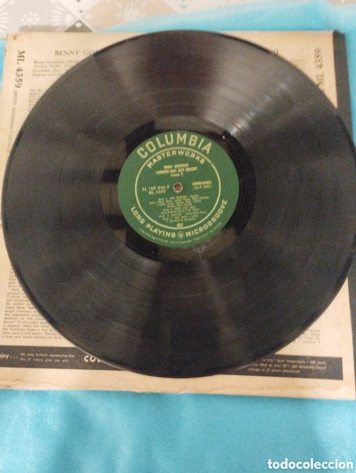 Discos de vinilo: Benny Goodman jazz concert - Foto 5