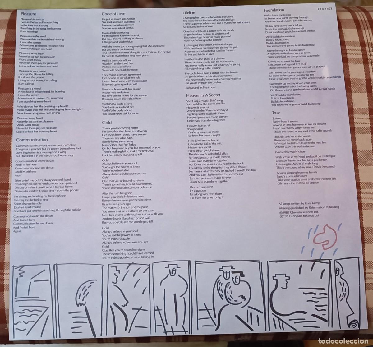 Discos de vinilo: Spandau Ballet - True (Verdad) - Foto 2