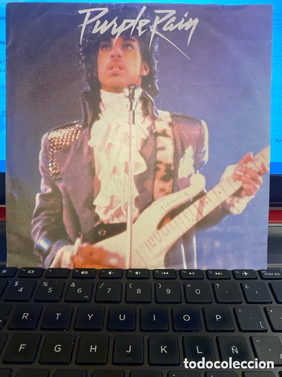 Discos de vinilo: PRINCE - PURPLE RAIN + GOD SINGLE UK - Foto 1