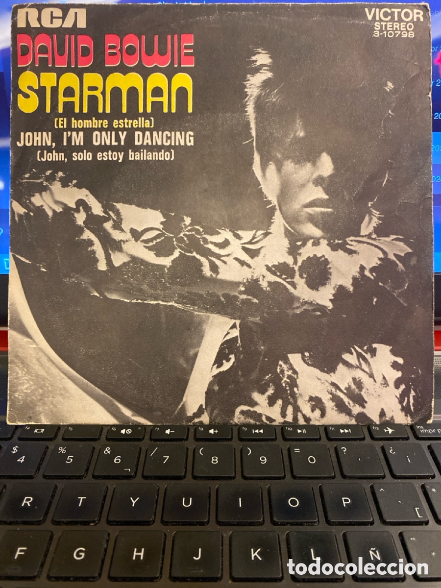 Discos de vinilo: DAVID BOWIE - STARMAN + JOHN IM ONLY DANCING SINGLE SPAIN 1972 - Foto 1