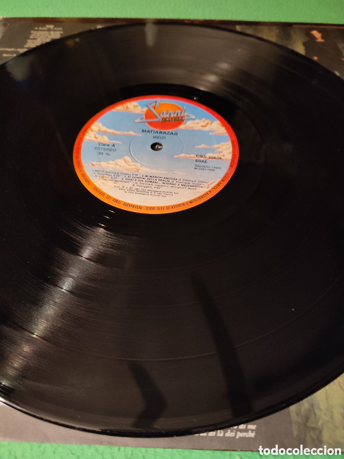 Discos de vinilo: Matia Bazar - Melo vinilo Lp 1988 - Foto 4