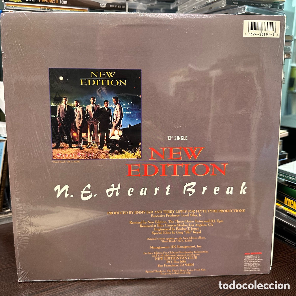 Discos de vinilo: New Edition - N.E. Heart Break (12&rdquo;, Single) - Foto 2