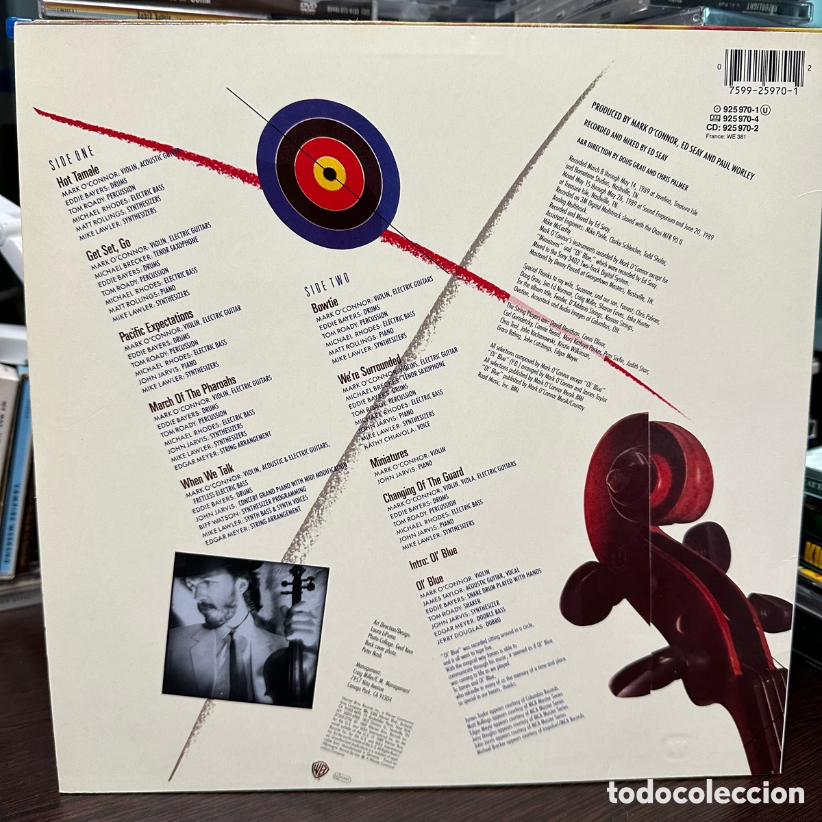 Discos de vinilo: Mark OConnor - On The Mark (LP, Album) - Foto 2
