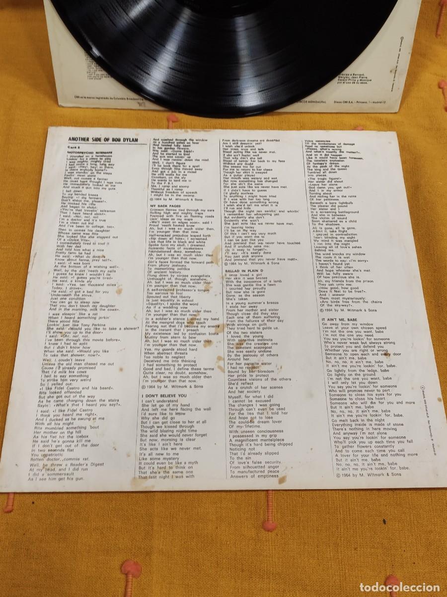 Discos de vinilo: Lp Another side of Bob Dylan - Foto 6