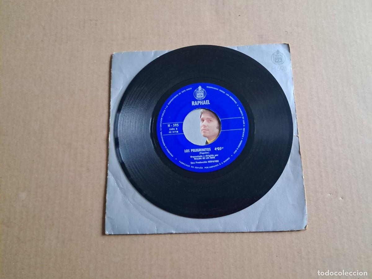 Discos de vinilo: RAPHAEL - DELUYA DEL SILENCIO SINGLE 1970 - Foto 2