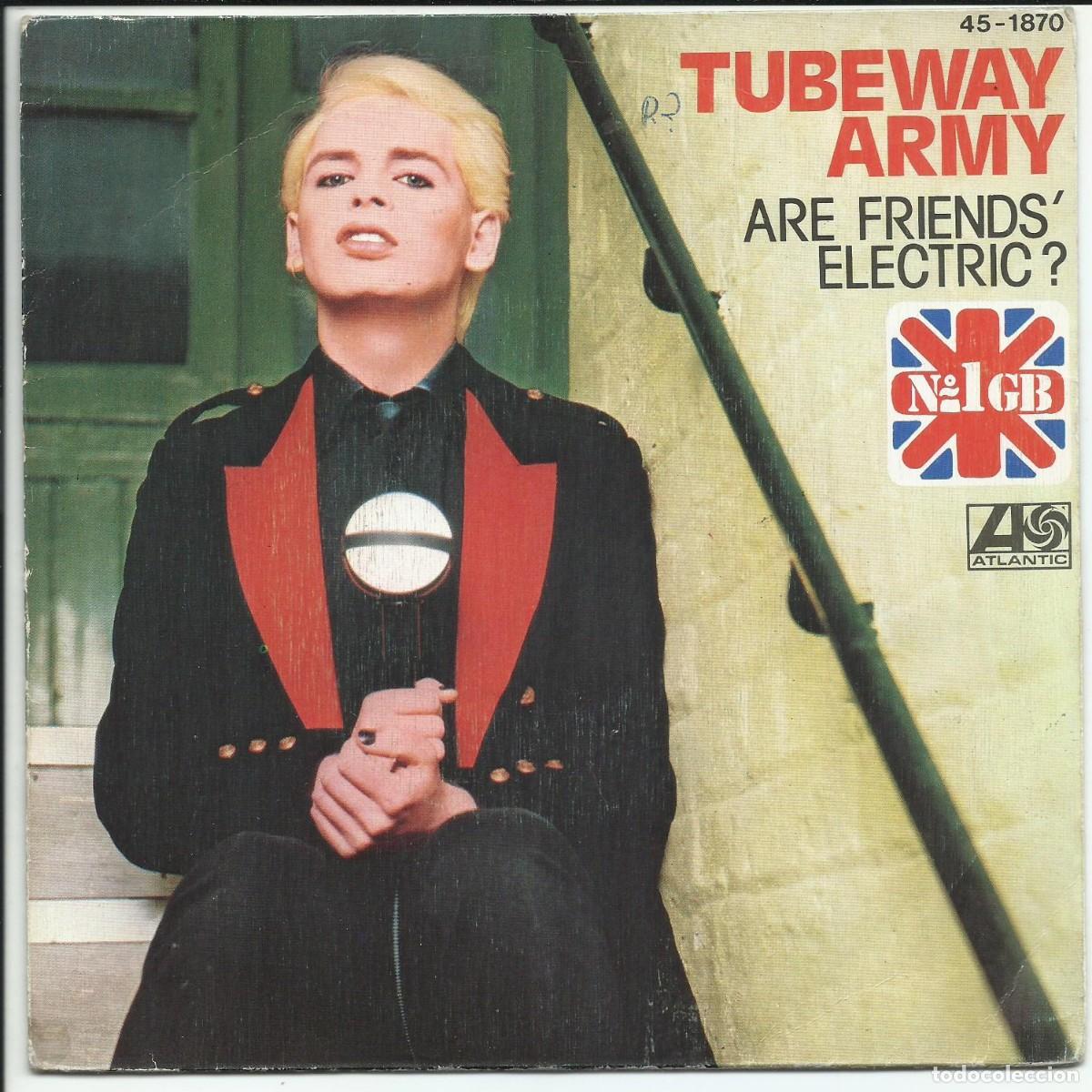 Disques de vinyle: Tubeway Army.- Are 'Friends' Electric? SINGLE Atlantic &lrm; 45-1870 ESPA&Ntilde;A 1979