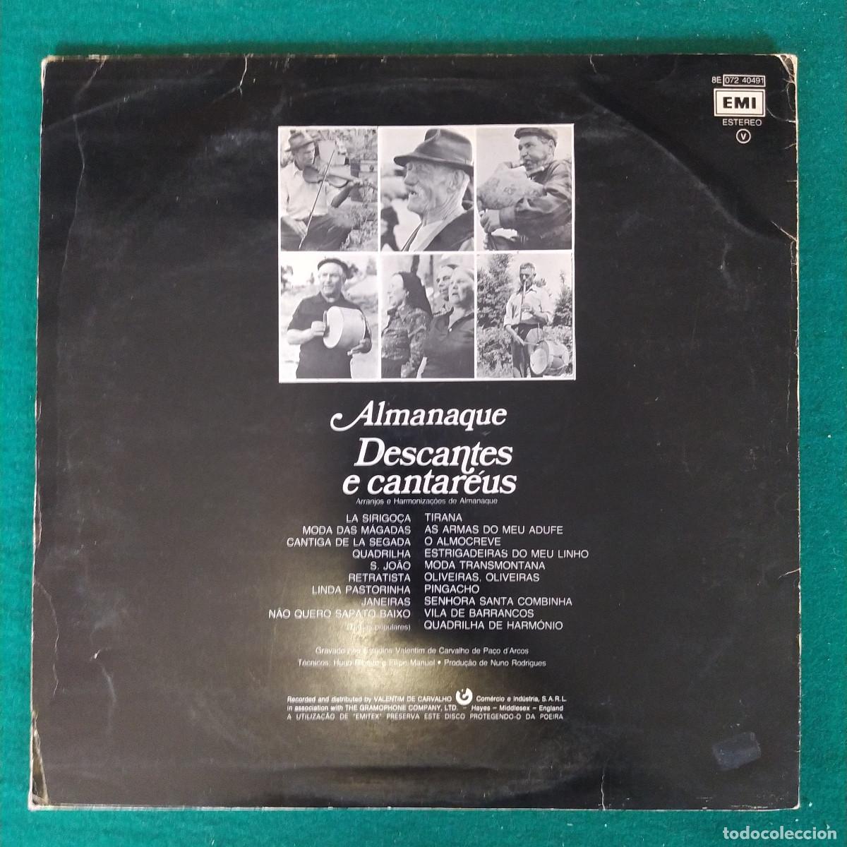Discos de vinilo: Almanaque &ndash; Descantes E Cantar&eacute;us - Foto 2