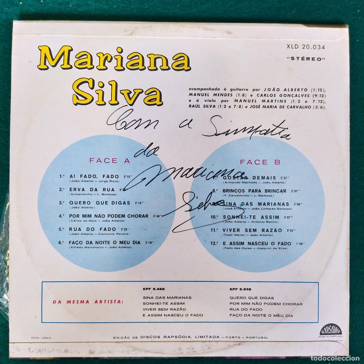 Discos de vinilo: Mariana Silva &ndash; Mariana Silva - Foto 2