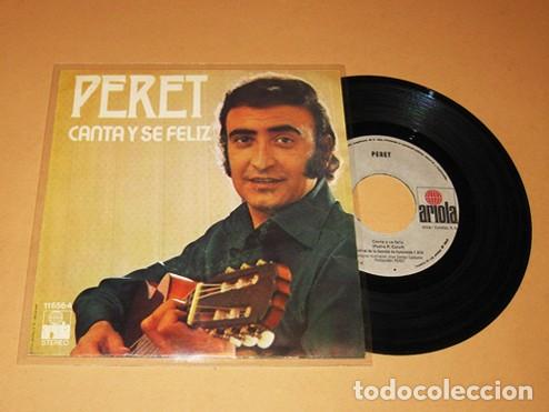 Discos de vinilo: PERET - CANTA Y SE FELIZ - SINGLE - 1974 - EUROVISION '74