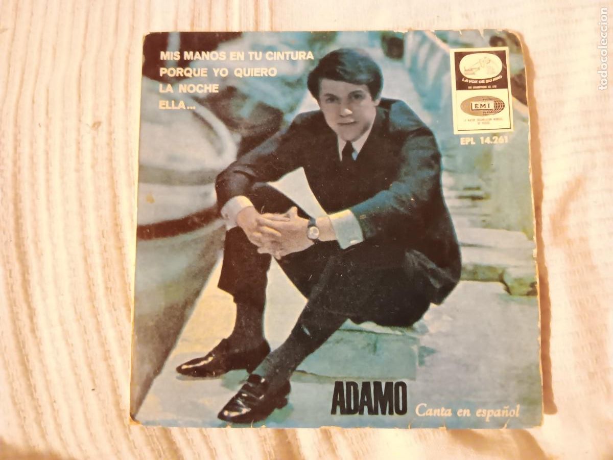 Discos de vinilo: Adamo - Mis manos en tu cintura - Foto 1