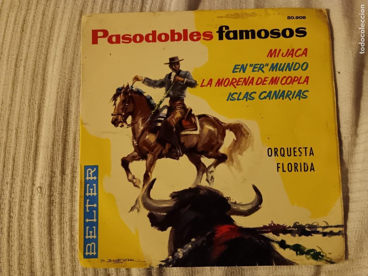 Discos de vinilo: Orquesta florida - Pasodobles famosos - Foto 1