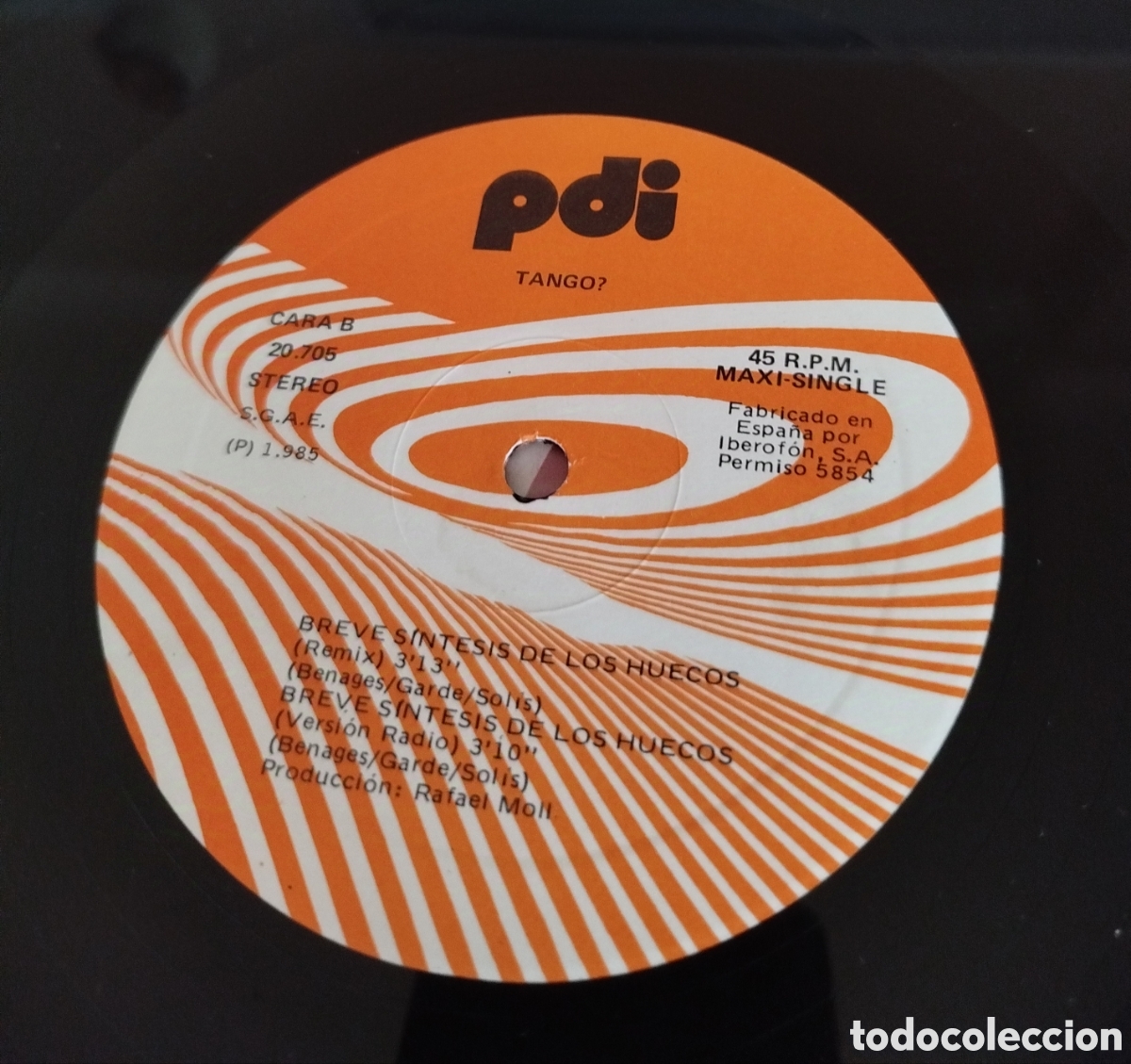Discos de vinilo: Tango? &ndash; Breve S&iacute;ntesis De Los Huecos - Foto 3