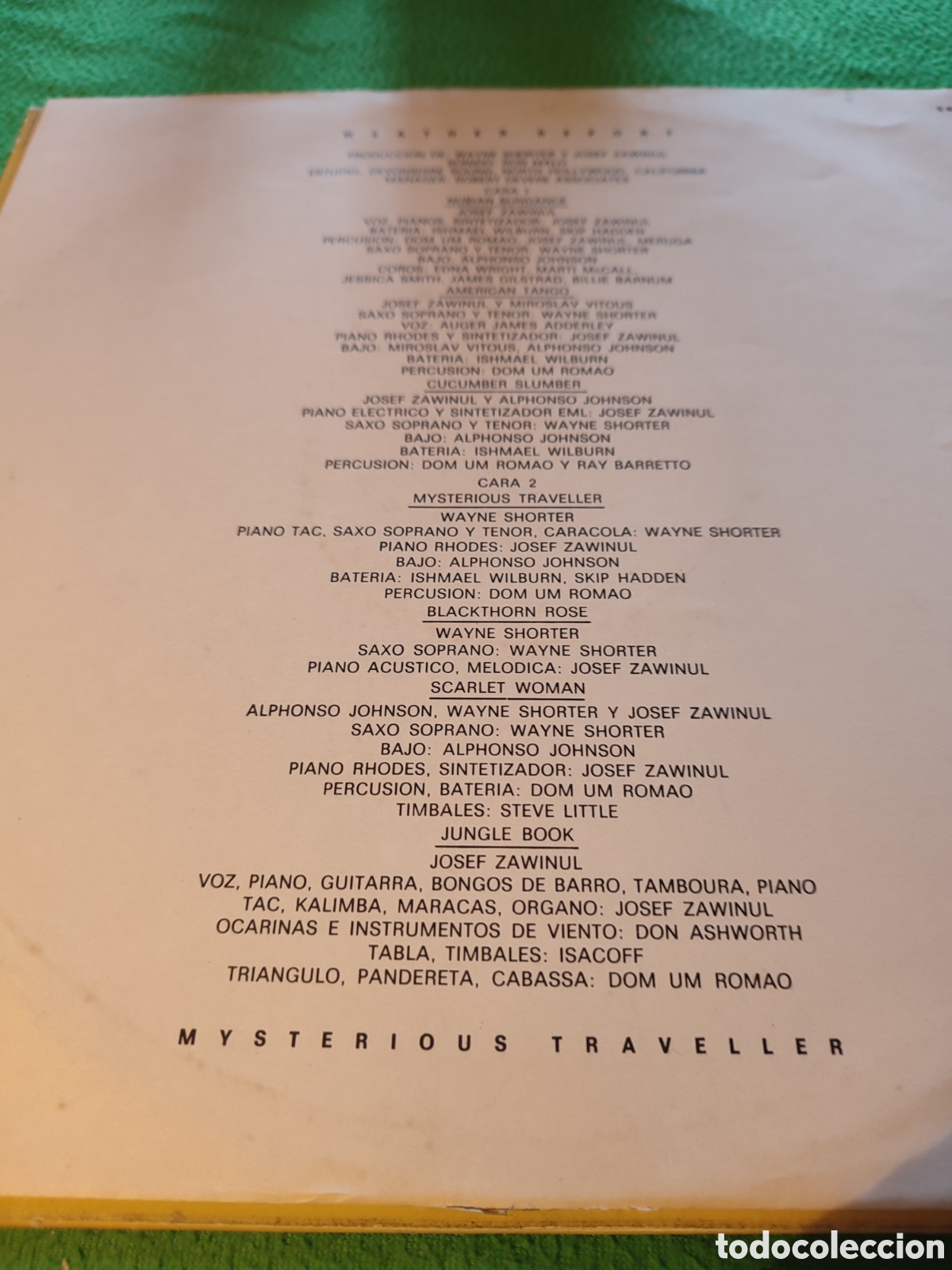 Discos de vinilo: Weather Report - Mysterious traveller - Foto 2