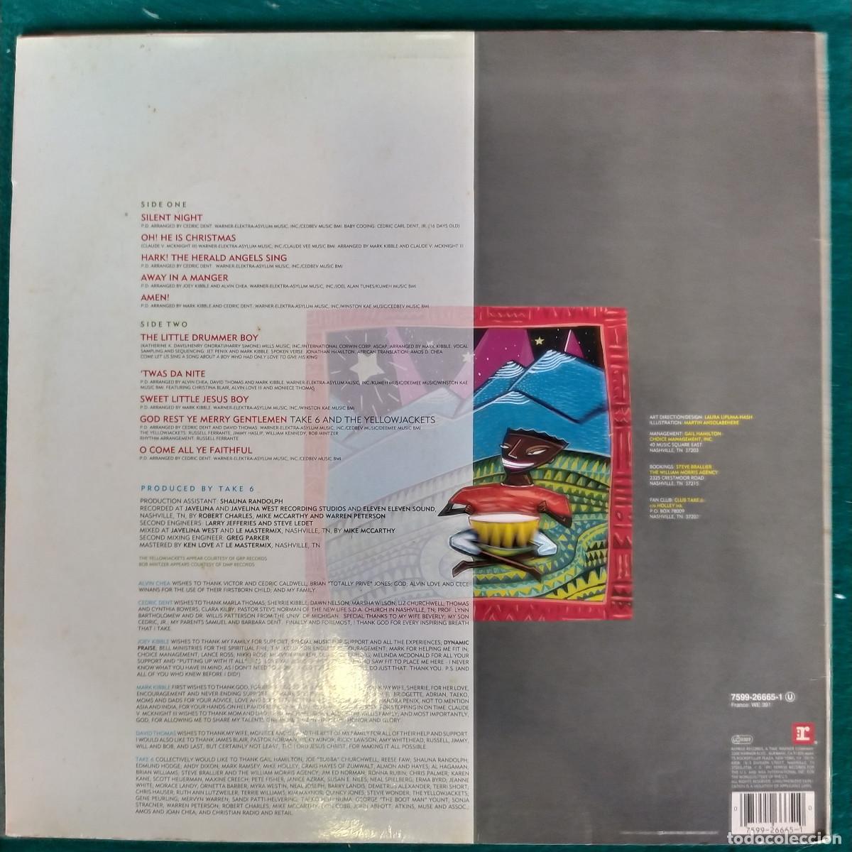 Discos de vinilo: Take 6 &ndash; He Is Christmas - Foto 2
