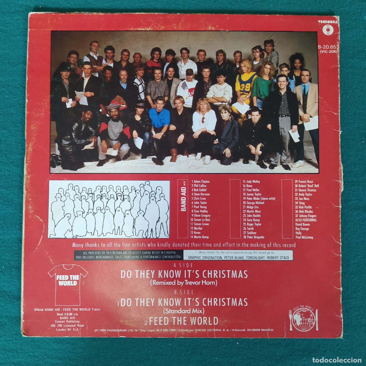 Discos de vinilo: Band Aid &ndash; Do They Know Its Christmas? - Foto 2