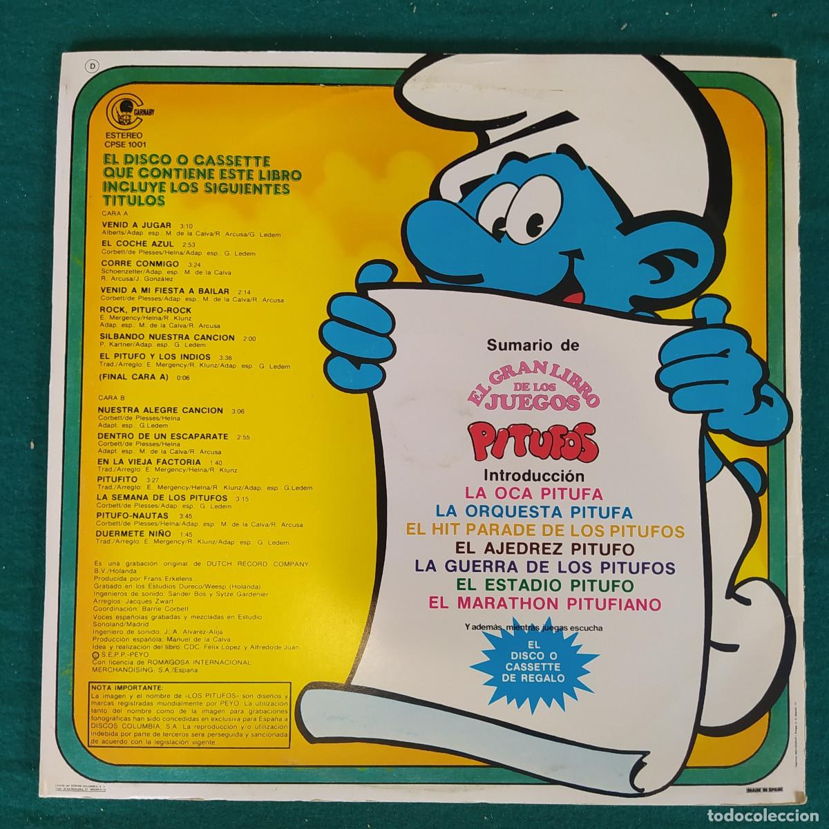 Discos de vinilo: Los Pitufos* &ndash; El Gran Libro De Los Juegos Pitufos - Foto 2