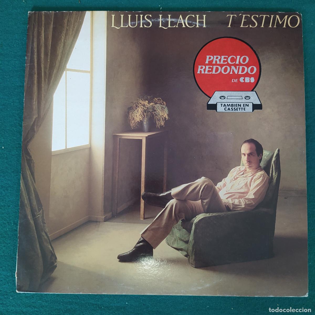 Discos de vinilo: Llu&iacute;s Llach &ndash; TEstimo - Foto 1