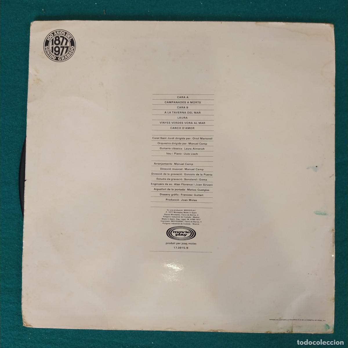 Discos de vinilo: Lluis Llach &ndash; Campanades A Morts - Foto 2