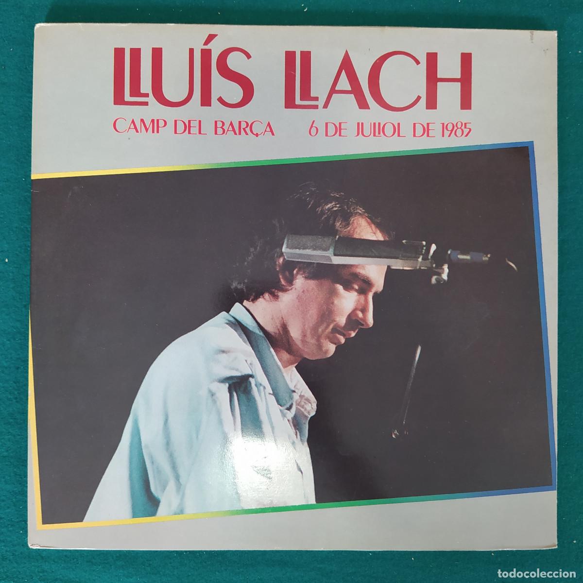 Discos de vinilo: Llu&iacute;s Llach &ndash; Camp Del Bar&ccedil;a, 6 De Juliol De 1985 - Foto 1