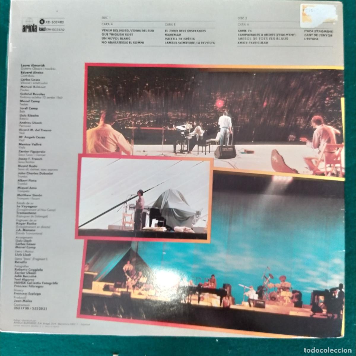 Discos de vinilo: Llu&iacute;s Llach &ndash; Camp Del Bar&ccedil;a, 6 De Juliol De 1985 - Foto 2