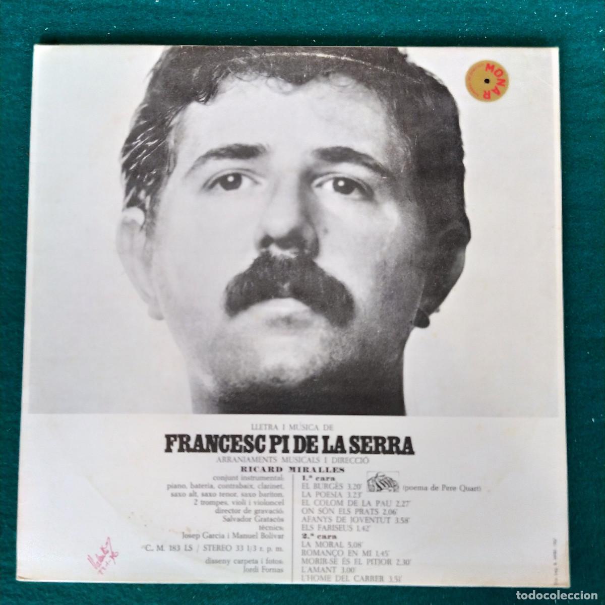 Discos de vinilo: Francesc Pi De La Serra &ndash; Francesc Pi De La Serra - Foto 2