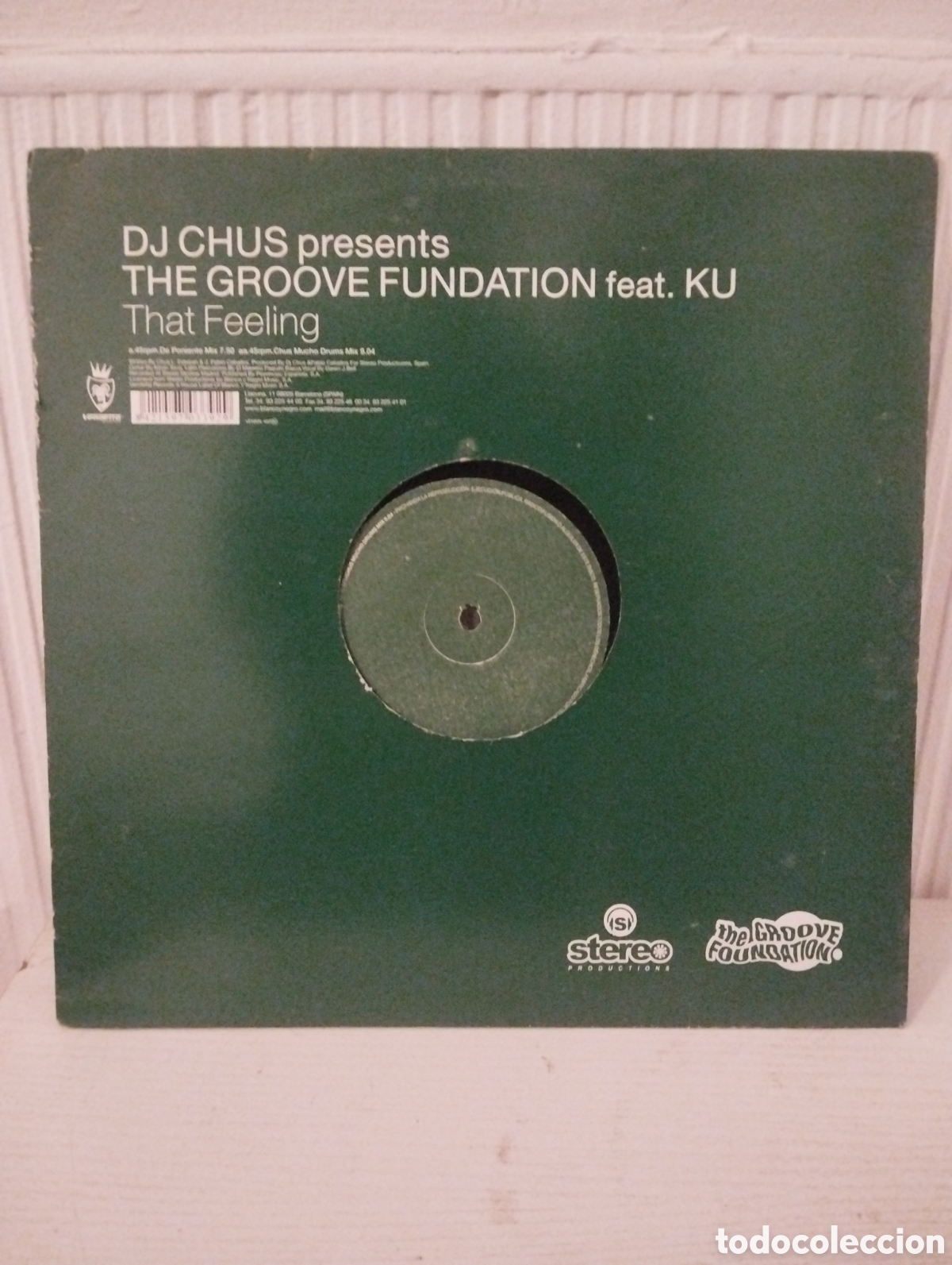 Discos de vinilo: DJ CHUS , THE GROOVE FUNDATION - Foto 1