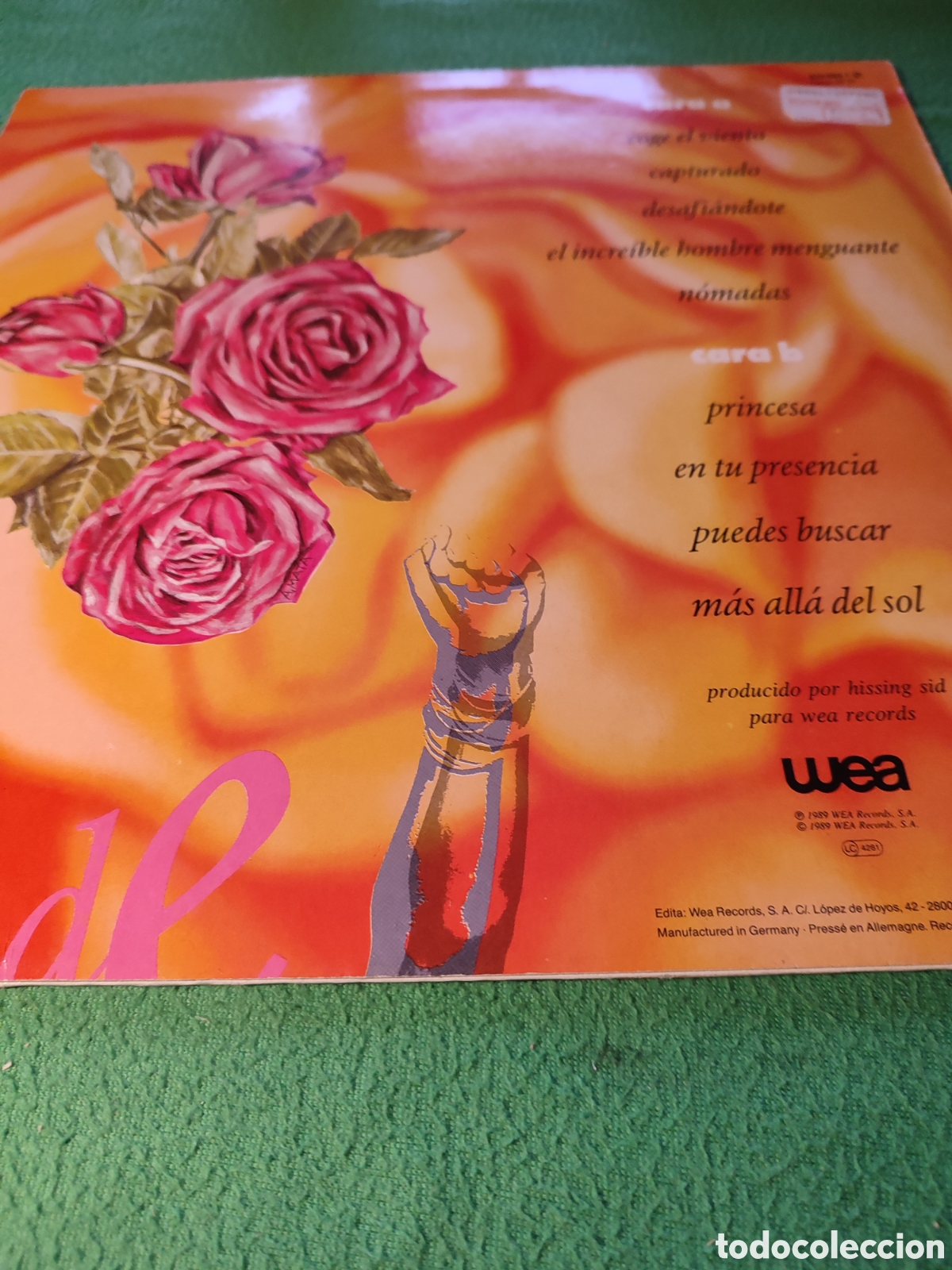 Discos de vinilo: La Dama se Esconde - El coge el viento - Foto 4