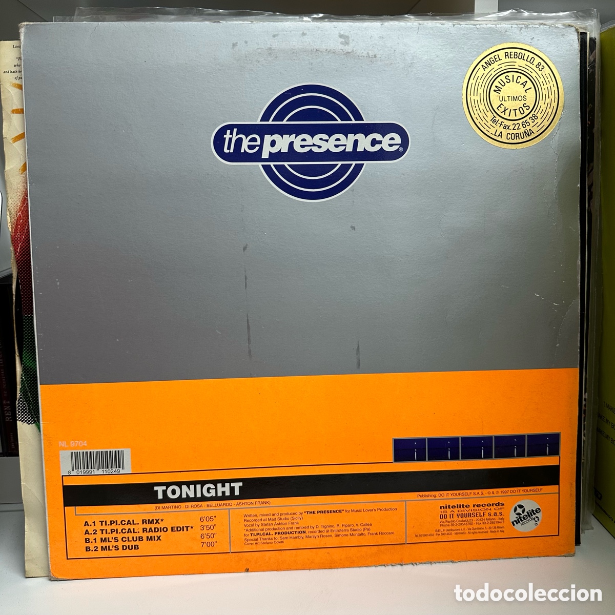 Discos de vinilo: The Presence - Tonight (12&rdquo;) - Foto 1