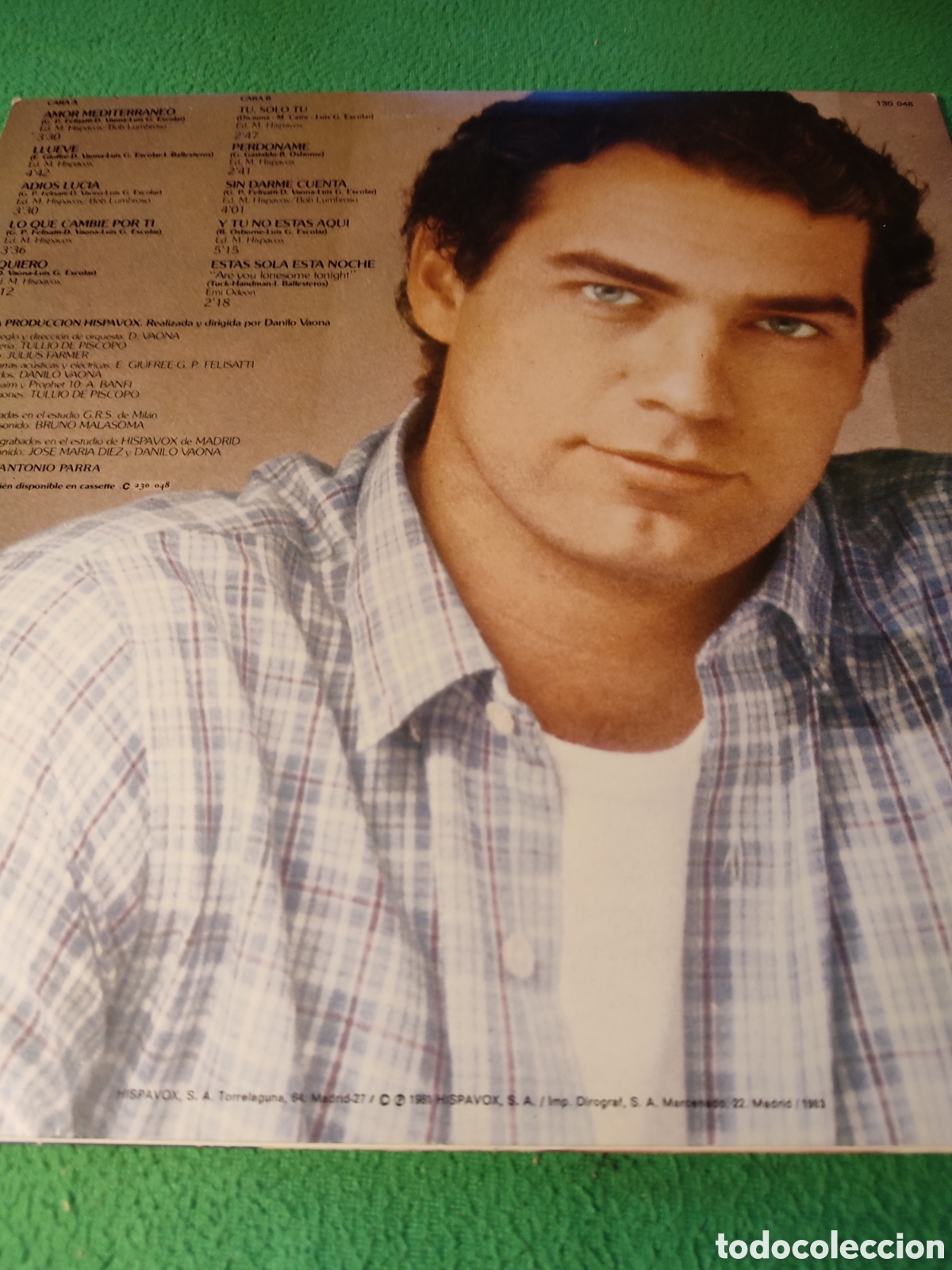 Discos de vinilo: Bert&iacute;n Osborne - Amor Mediterr&aacute;neo - Foto 2