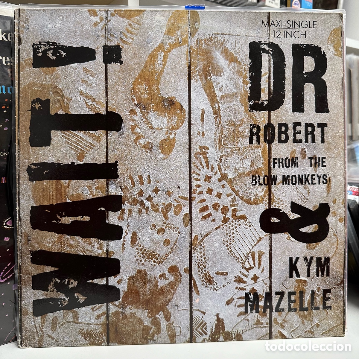 Discos de vinilo: Dr Robert & Kym Mazelle - Wait (12&rdquo;, Maxi) - Foto 1