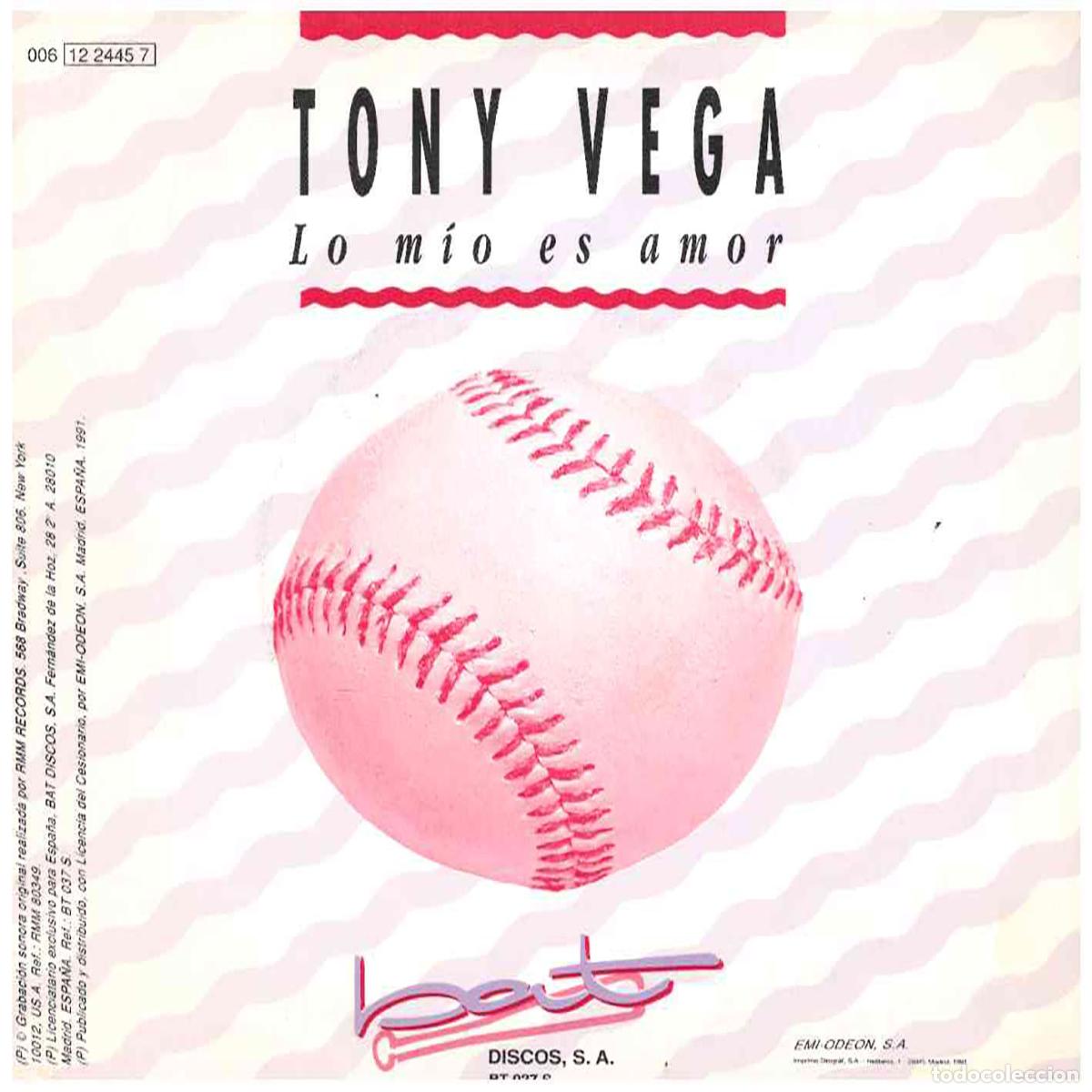 Discos de vinilo: Tony Vega &ndash; Lo Mio Es Amor - Foto 1