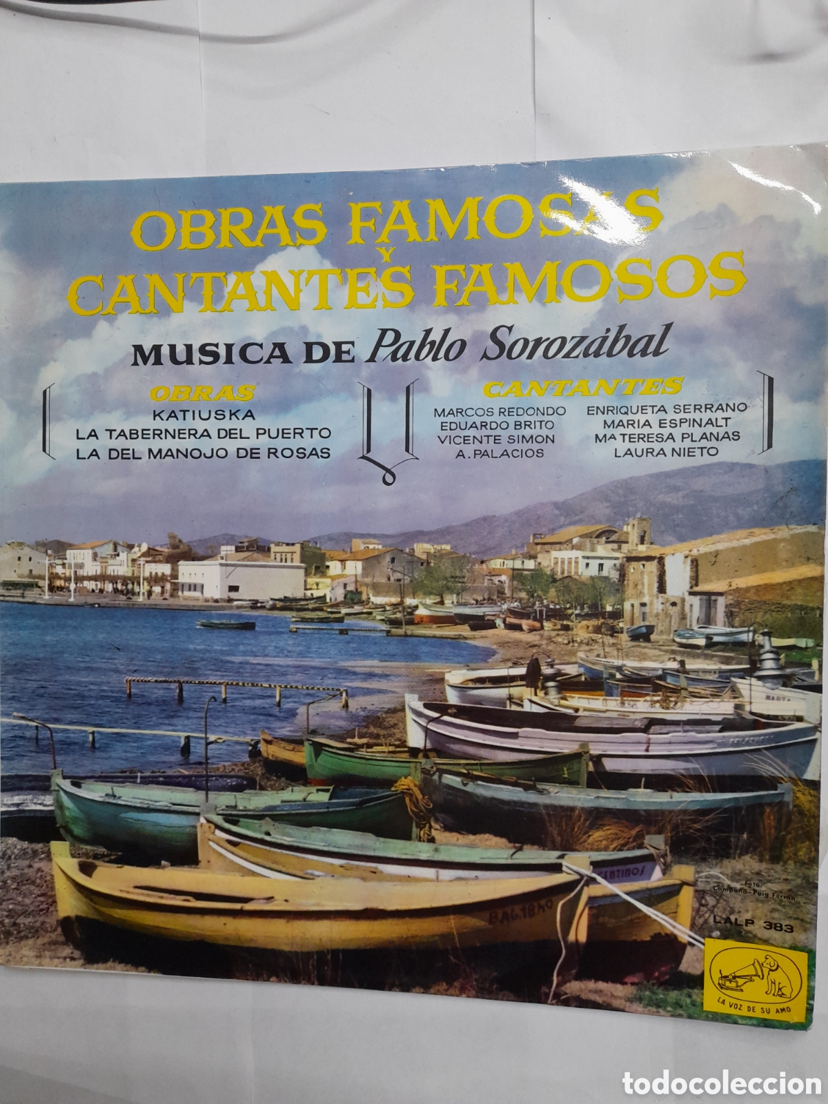 Discos de vinil: OBRAS FAMOSAS Y CANTANTES FAMOSOS.