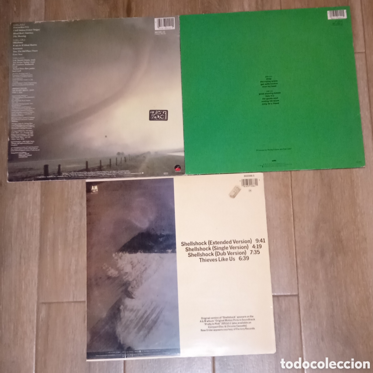 Discos de vinilo: New order, the call, lote 2Lps - Foto 2