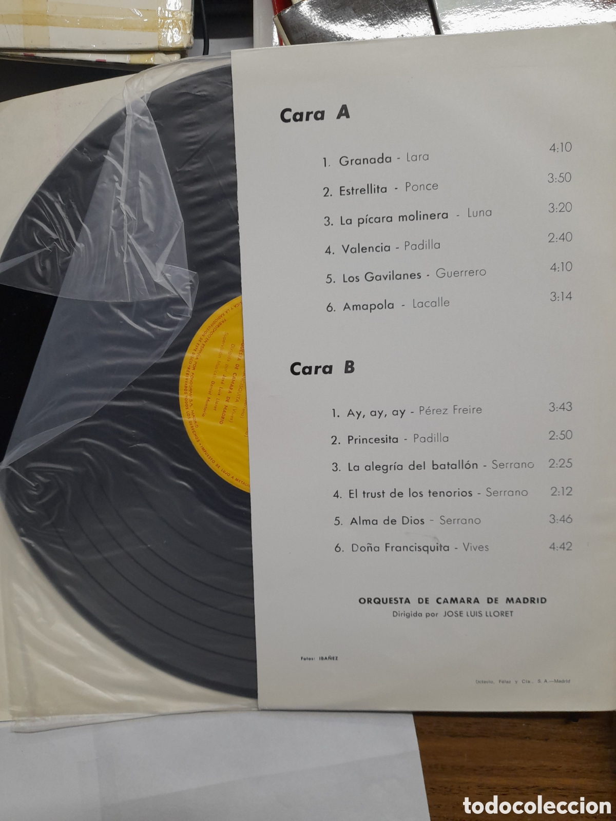 Discos de vinilo: ALFREDO KRAUS. Grandes Canciones de SIEMPRE - Foto 5