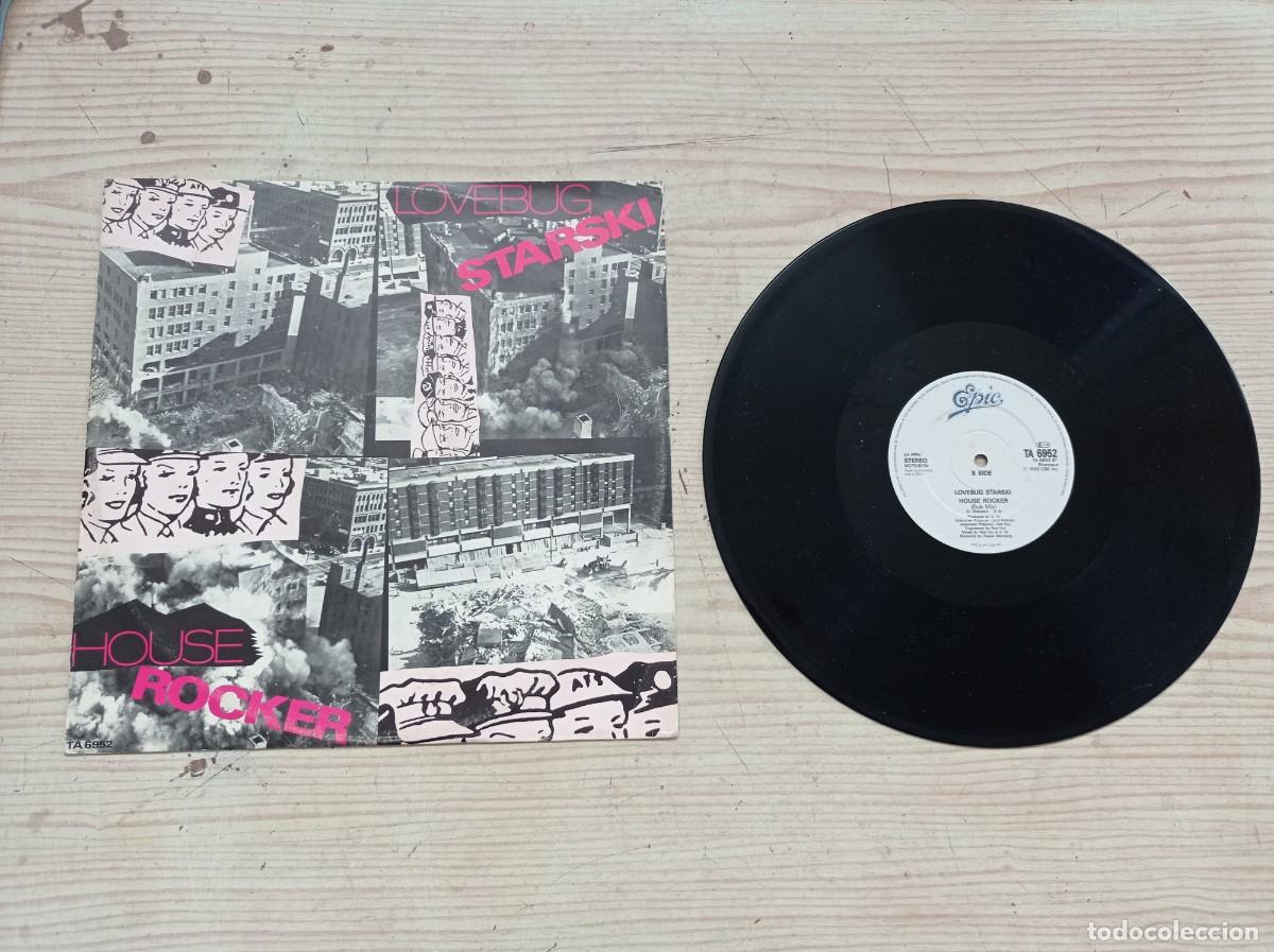 Discos de vinilo: Lovebug Starski - House Rocker - Maxi Single - Foto 1