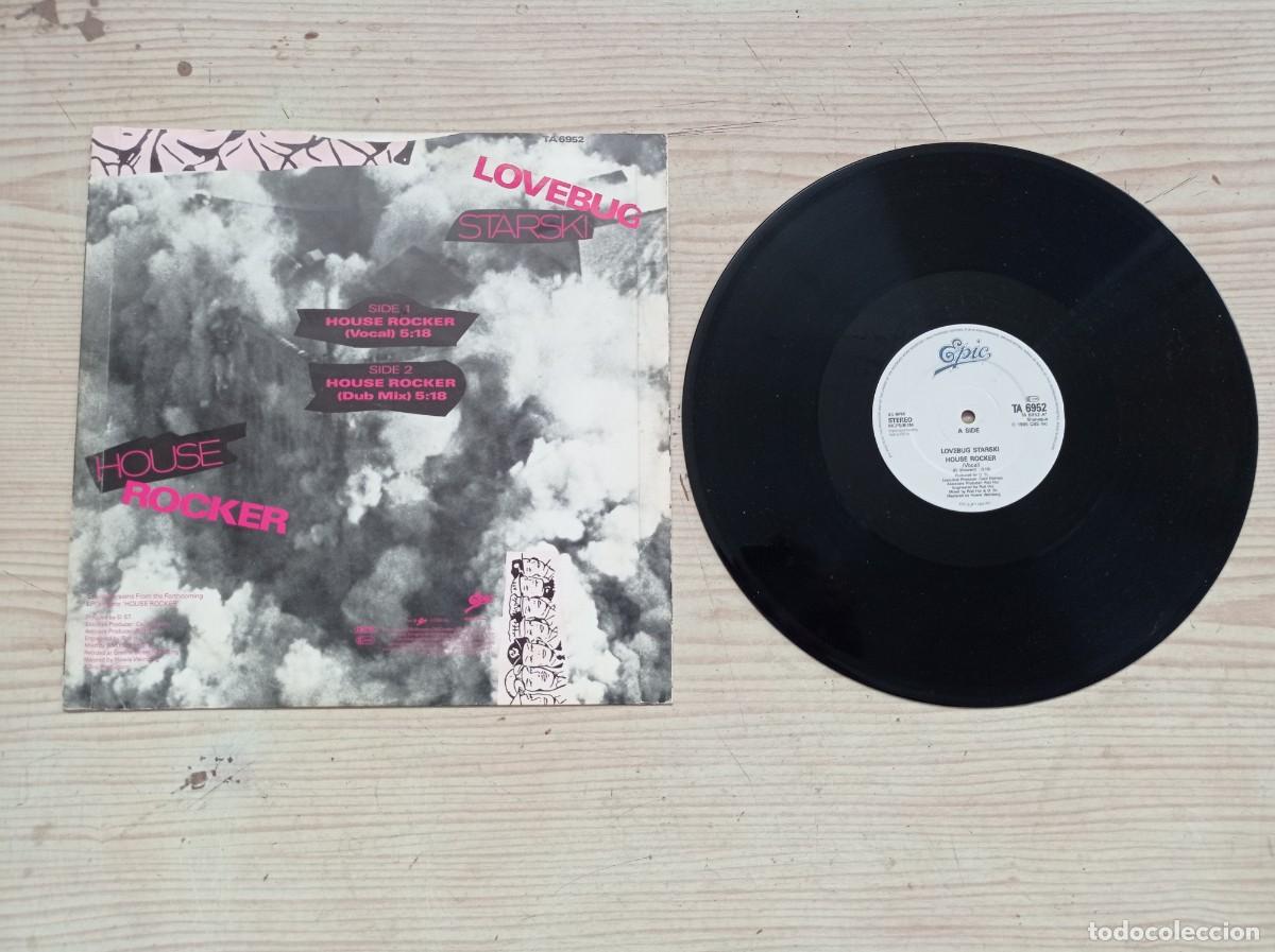 Discos de vinilo: Lovebug Starski - House Rocker - Maxi Single - Foto 2