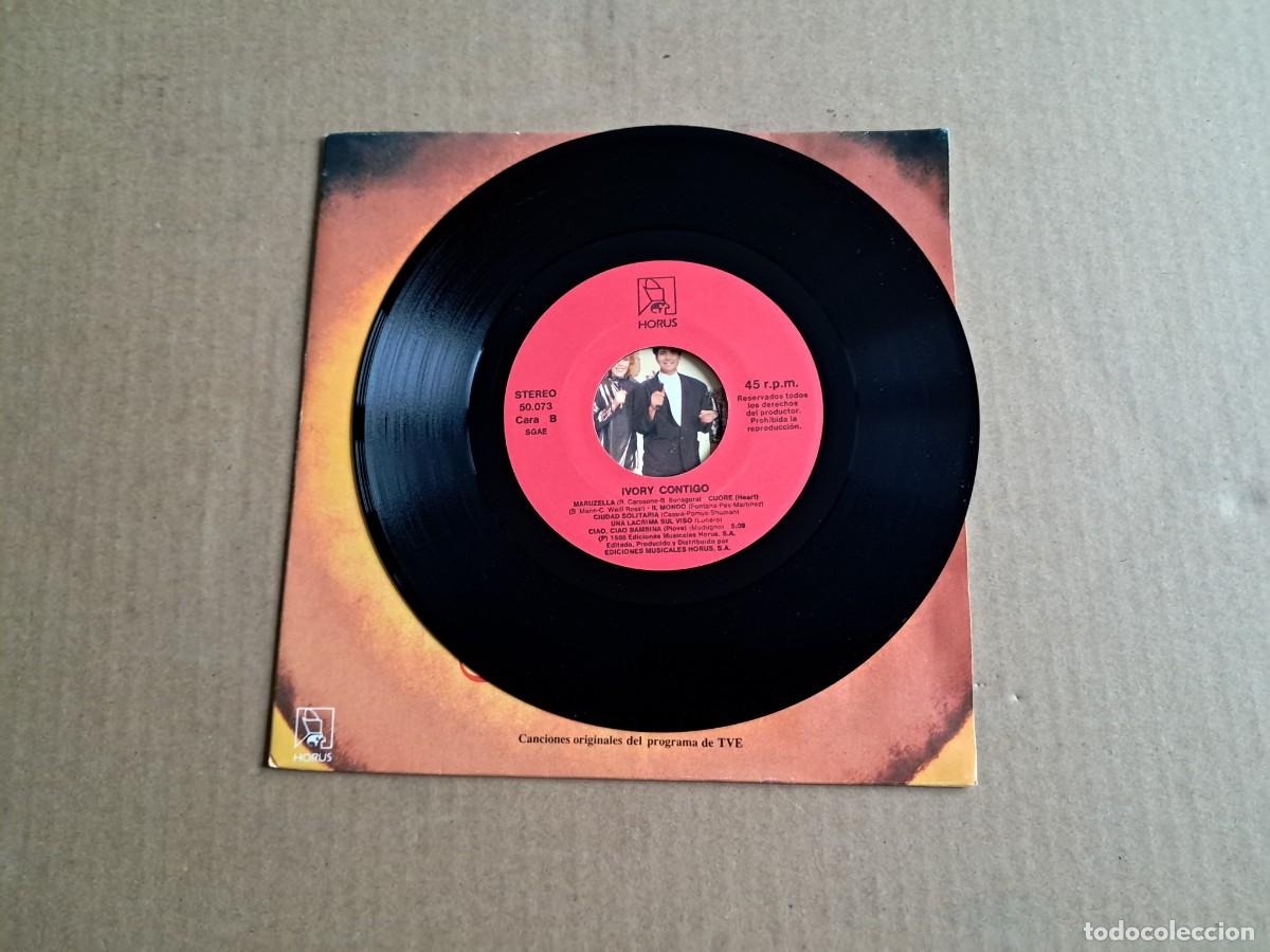 Discos de vinilo: IVORY - CONTIGO SINGLE 1988 - Foto 2