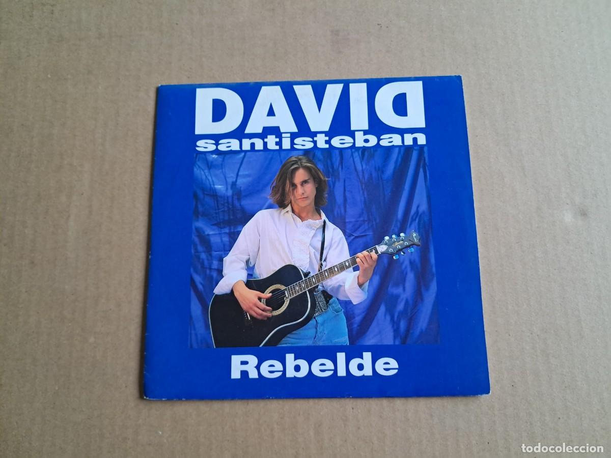 Discos de vinilo: DAVID SANTISTEBAN - REBELDE SINGLE 1992 - Foto 1