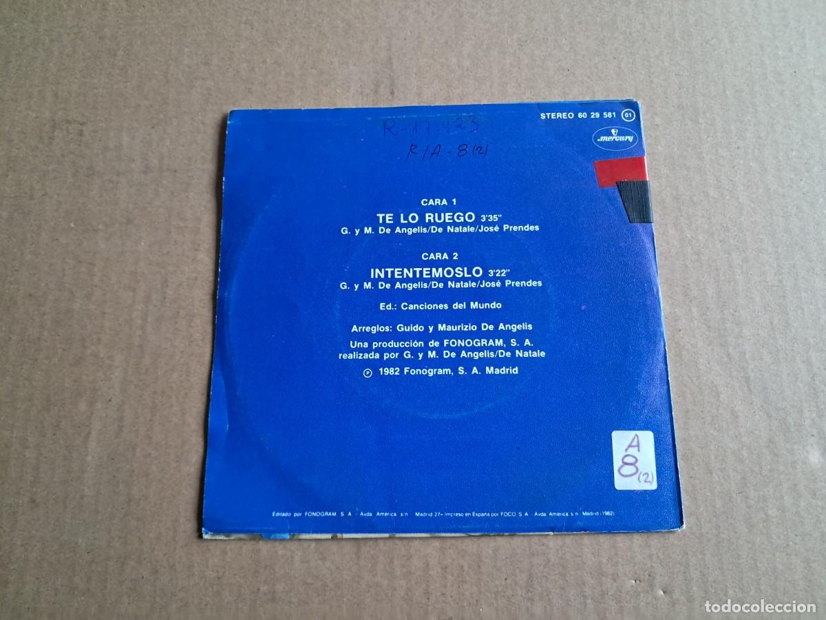 Discos de vinilo: JOSE PRENDES - TE LO RUEGO SINGLE 1982 - Foto 3