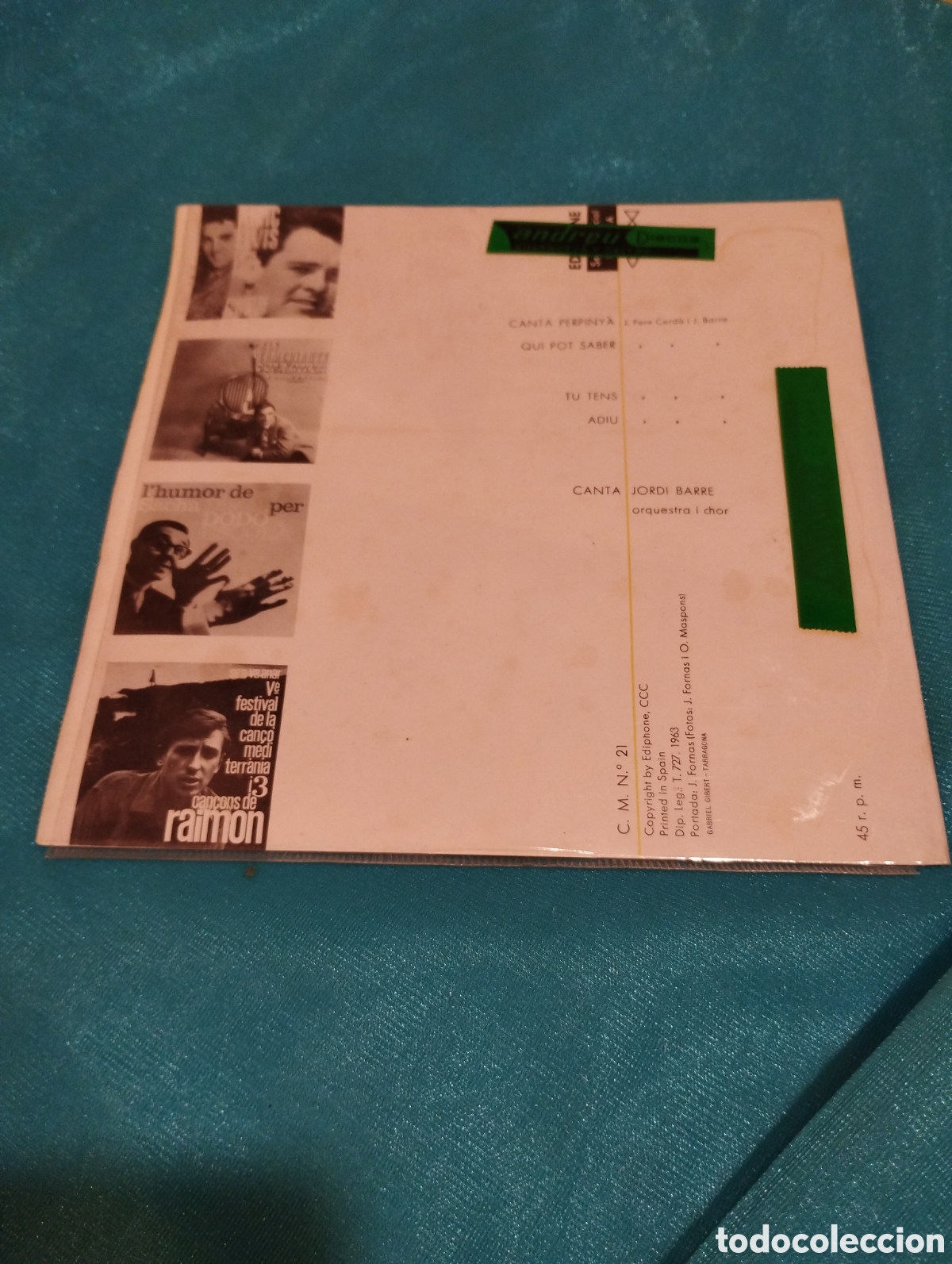 Discos de vinilo: Lote de dos singles Jordi Barre - Foto 7