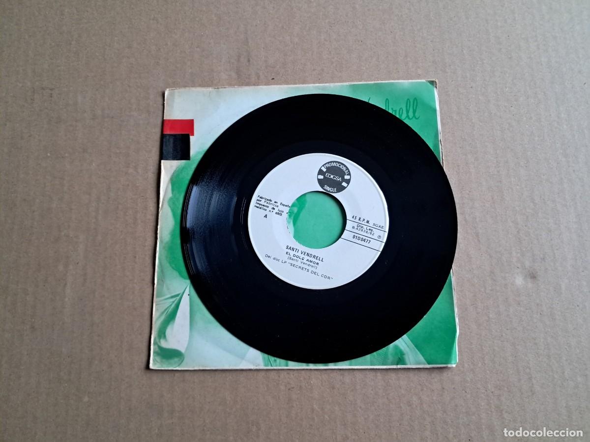 Discos de vinilo: SANTI VENDRELL - EL DOLC AMOR SINGLE 1982 - Foto 2