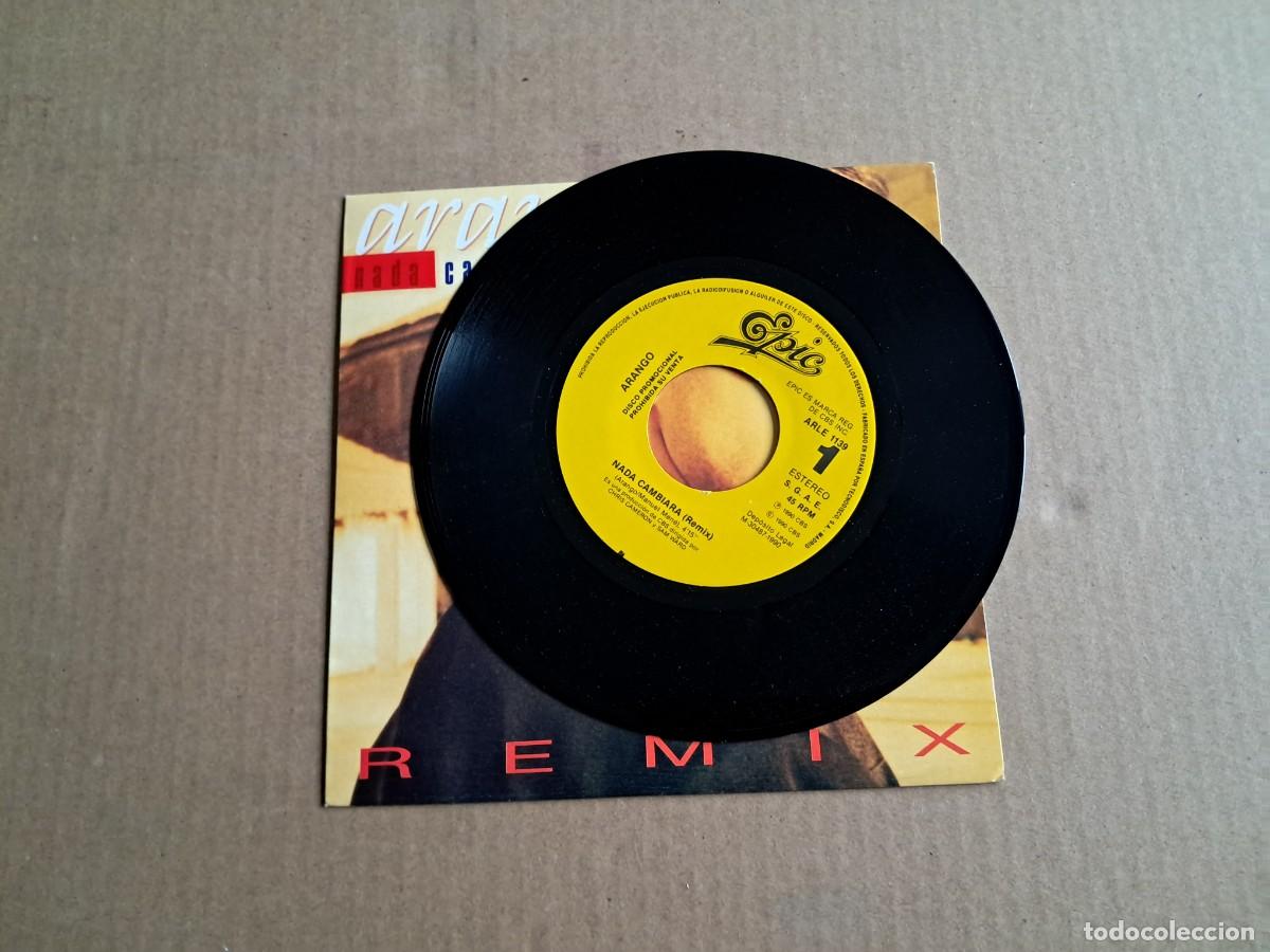Discos de vinilo: ARANGO - NADA CAMBIARA SINGLE 1990 - Foto 2