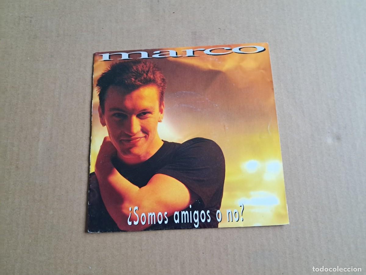 Discos de vinilo: MARCO - &iquest; SOMOS AMIGOS O NO ? SINGLE 1991 - Foto 1